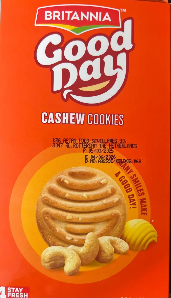 Britannia Good Day Cashew 4x72g